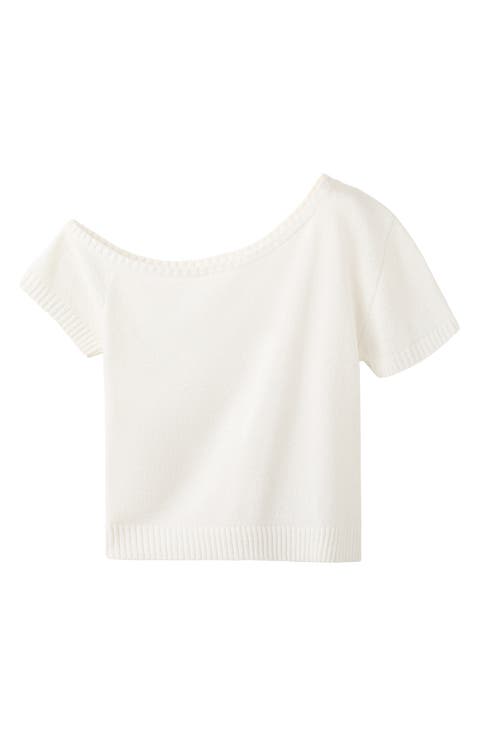 Off the Shoulder Knit Sweater