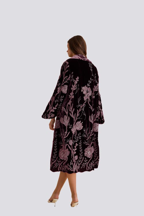 Scarlett Gasque Stately Robe In Black