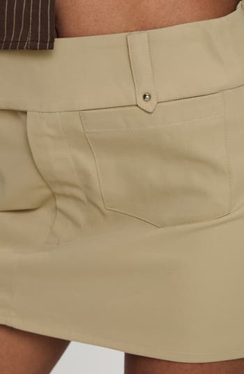Caitlan Utility Miniskirt