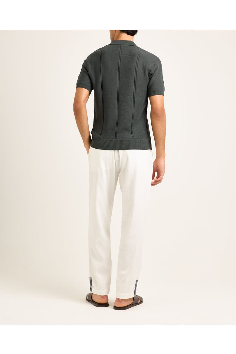 Horton Pique Tailored-Fit Polo Shirt, Alternate, color, Granite