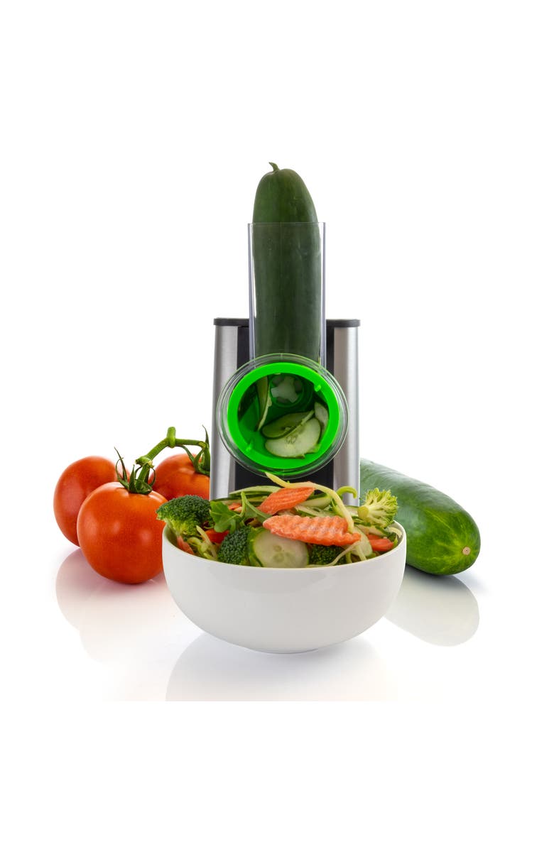 Megachef 4 in 1 Electric Salad Maker, Salad Shooter, Alternate, color, Grey