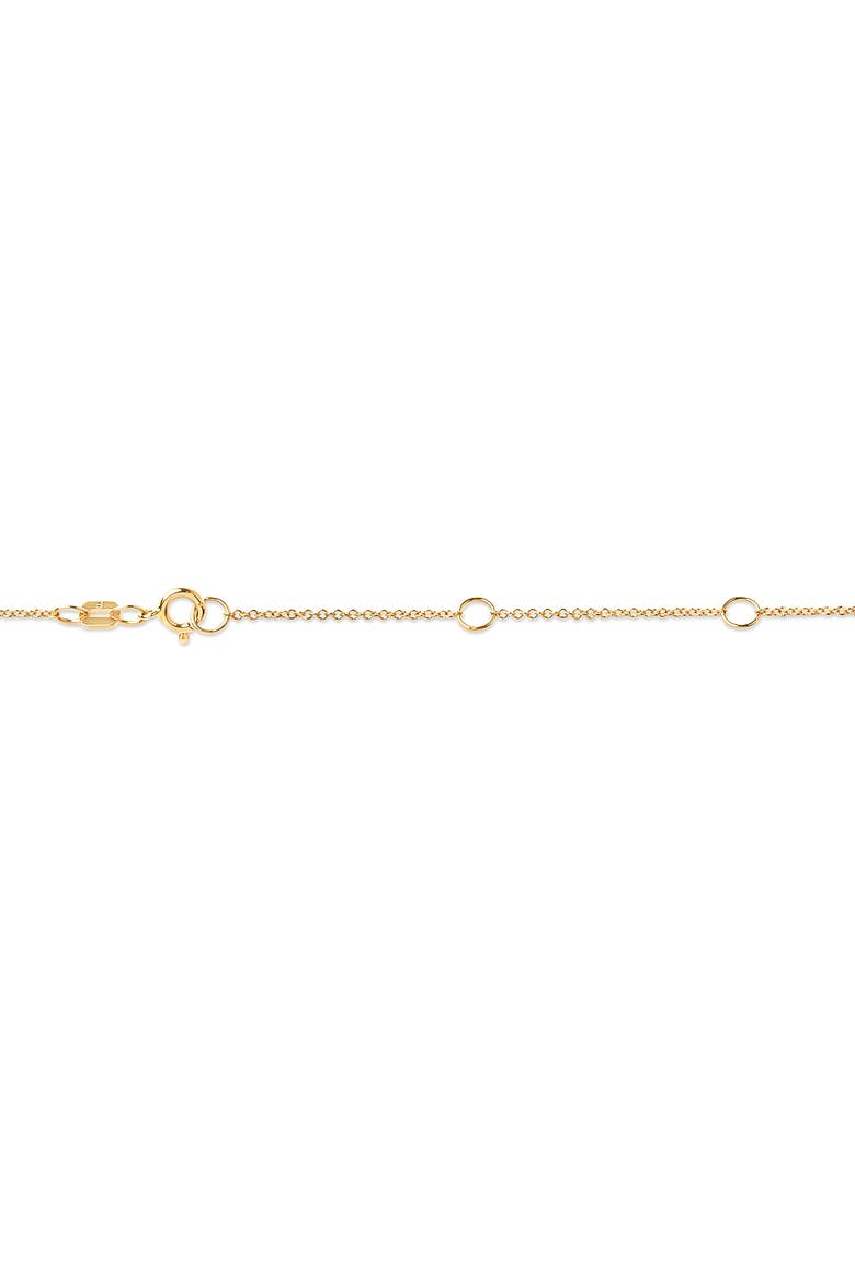 10K Gold 1/3 Cttw Diamond Bezel-Set Solitaire Pendant Necklace, Alternate, color, Yellow