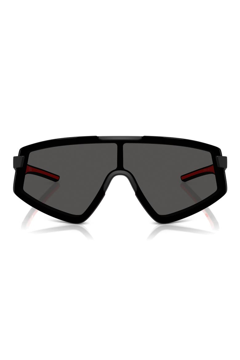 47mm Shield Sunglasses, Main, color, MATTE BLACK