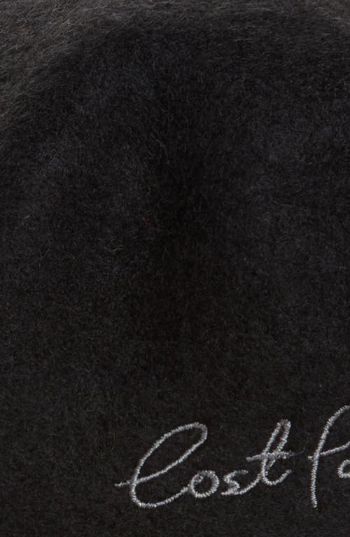 Lost Pattern Bon Chic Wool Blend Beret In Black