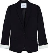 Callas Milano Denis Oversized Blazer with Contrast Cuff Sleeve