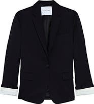 Callas Milano Denis Oversized Blazer with Contrast Cuff Sleeve