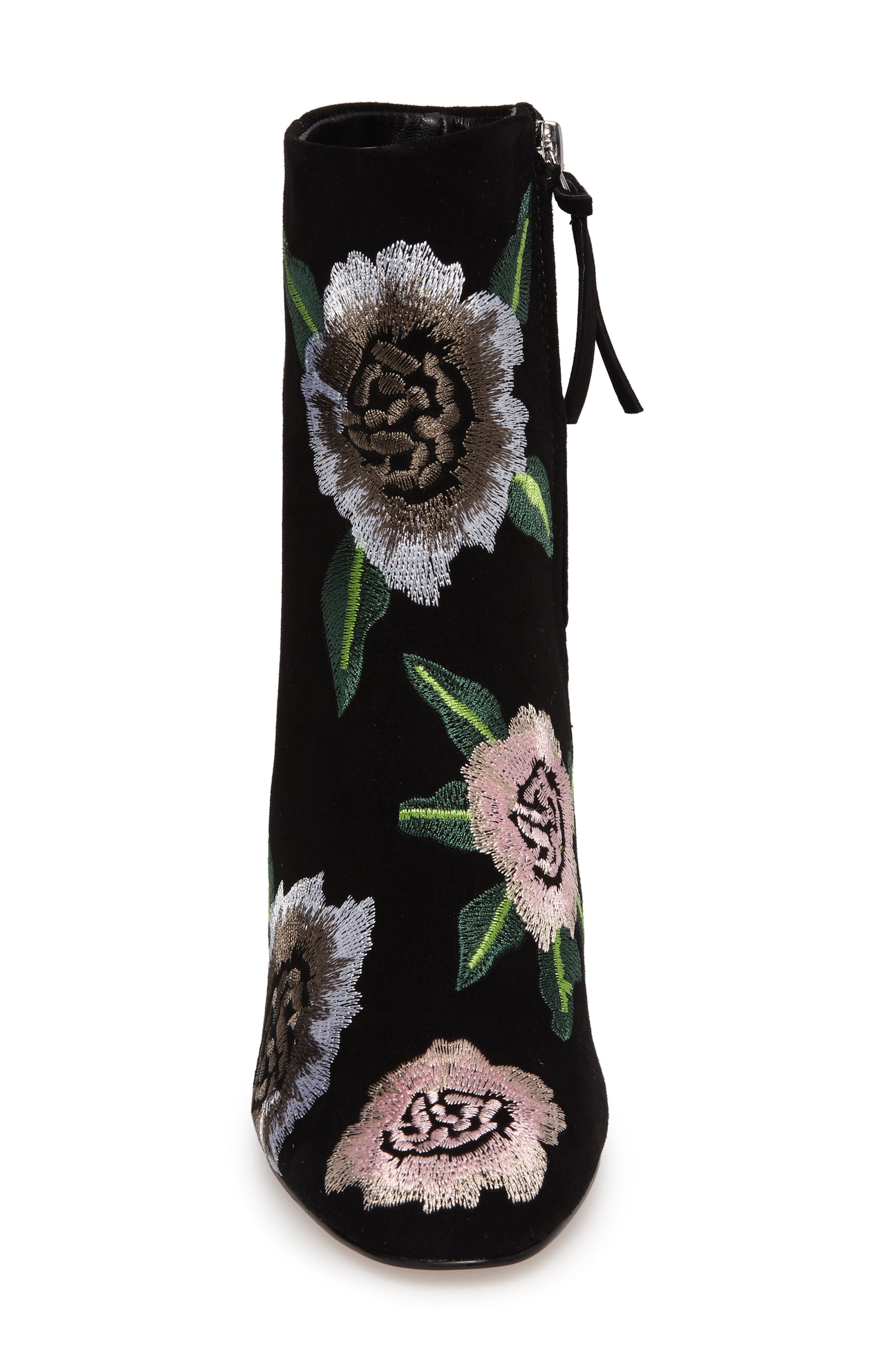 Rebecca Minkoff Bryce Flower Embroidered Bootie, Alternate, color, 