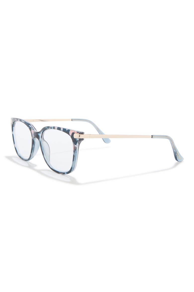 Combo Core 51mm Cat Eye Reading Glasses, Alternate, color, BLUE DEMI