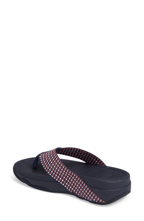 Fitflop ™ Surfa™ Flip Flop In Midnight Navy Fabric
