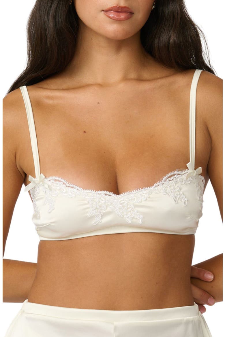Jean Embroidered Bralette, Main, color, ANTIQUE