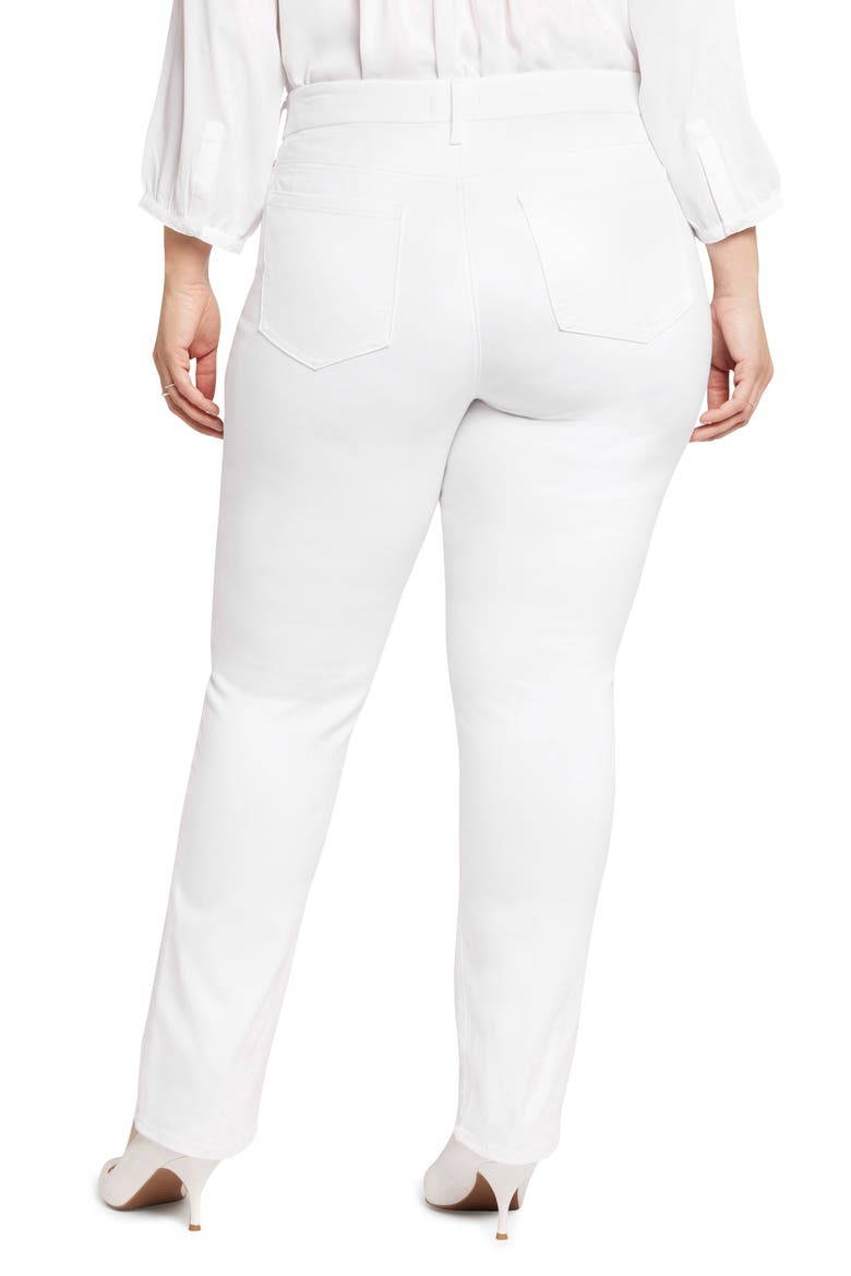Marilyn Waist Match Straight Leg Jeans, Alternate, color, OPTIC WHITE