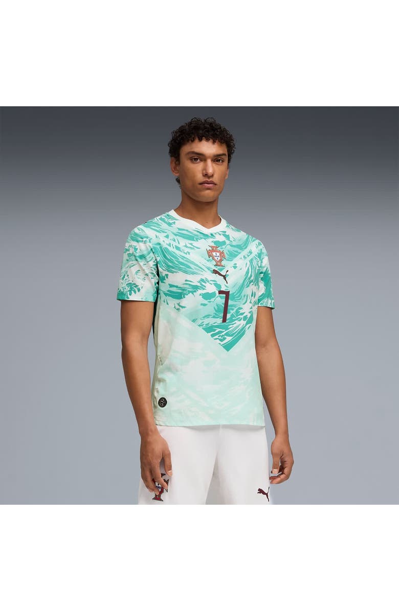 PUMA Men's Puma Cristiano Ronaldo White Portugal National Team 2026 Away On-Field Authentic Jersey, Main, color, White