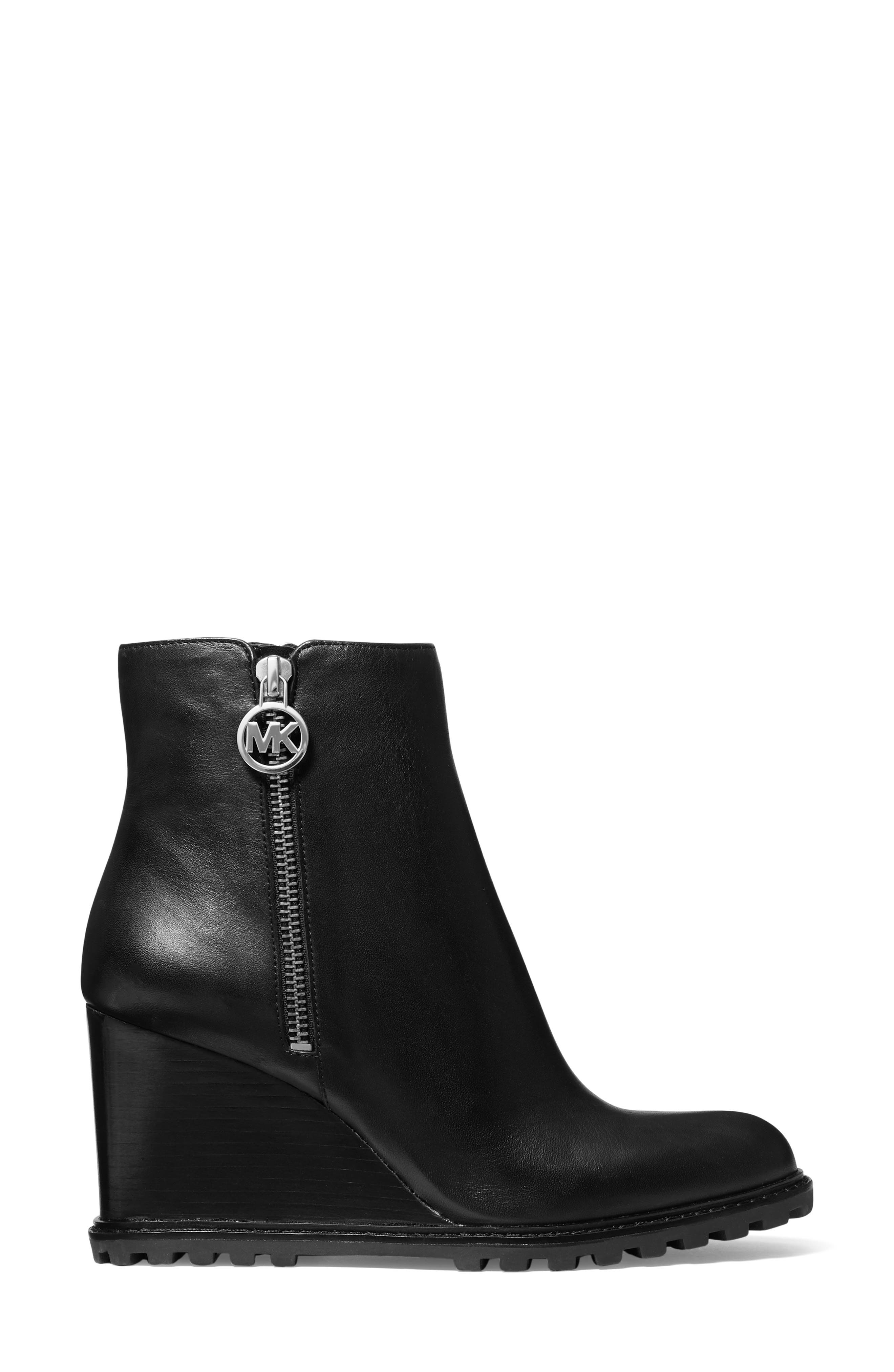 MICHAEL Michael Kors Evelyn Wedge Bootie, Alternate, color, 