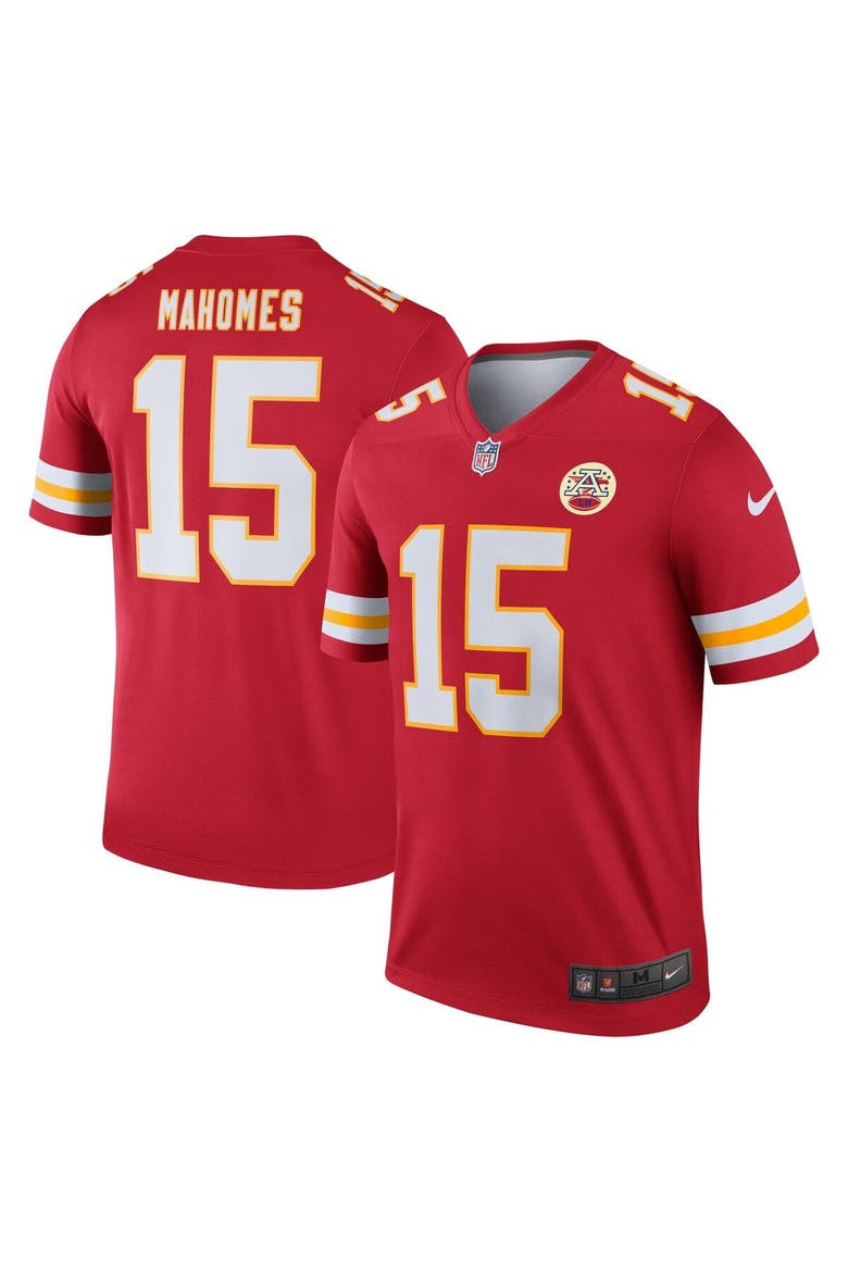 Men's Nike Patrick Mahomes Red Kansas City Chiefs Alternate Legend Player Performance Top, Alternate, color, Red
