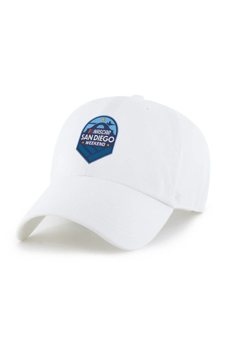 '47 Men's '47 White NASCAR San Diego Weekend Clean Up Adjustable Hat, Main, color, White