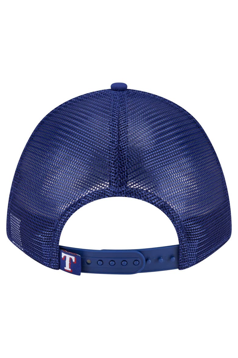 Men's New Era  Royal Texas Rangers Minimalist 9FORTY A-Frame Adjustable Hat, Alternate, color, Royal