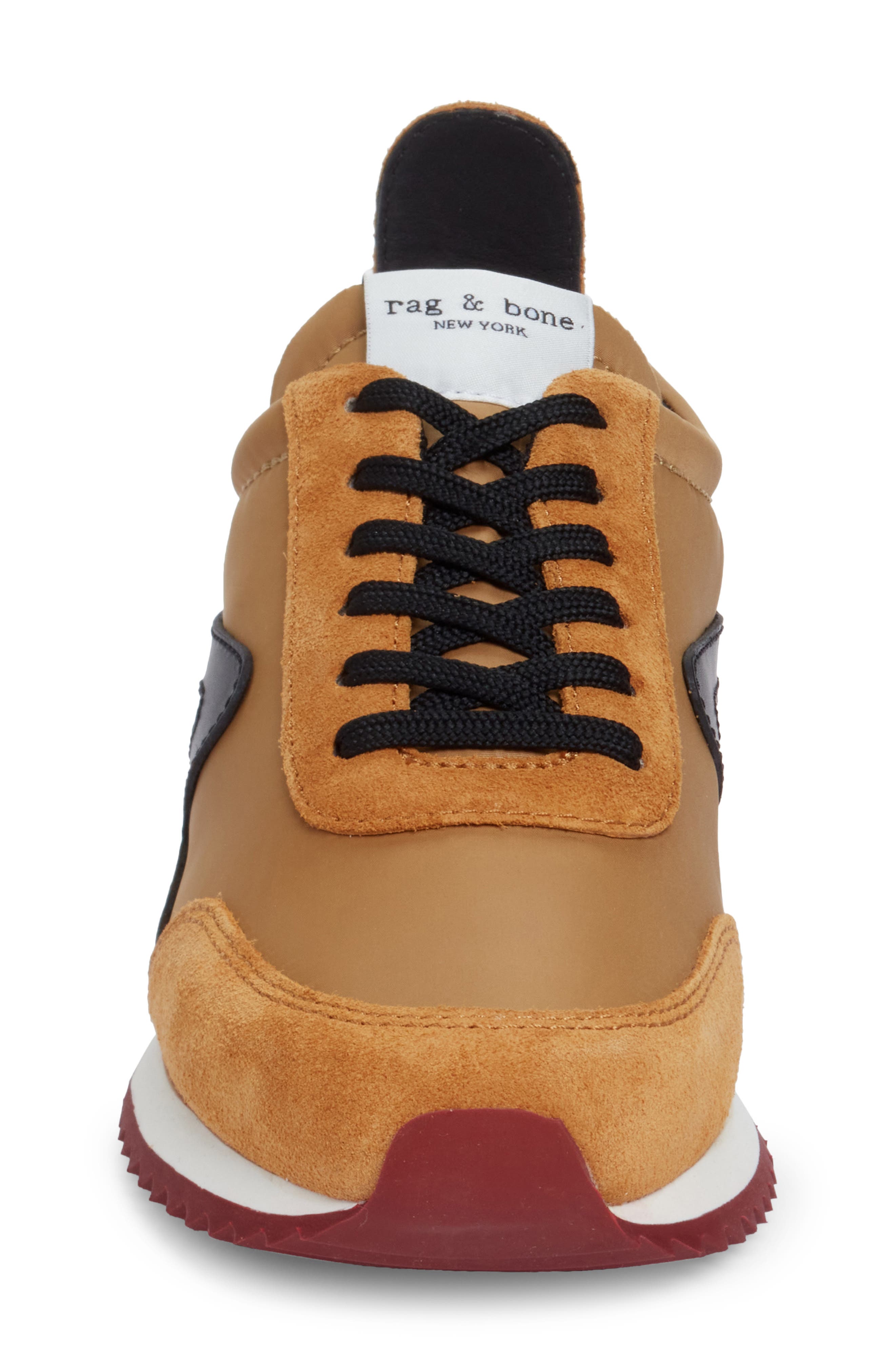 Retro Runner Sneaker, Alternate, color, MUSTARD