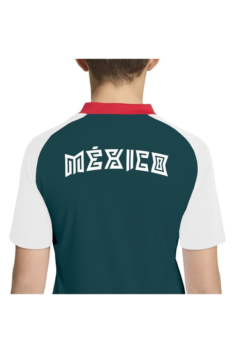 Youth adidas White Mexico National Team 2026 Pre-Match Top, Alternate, color, White