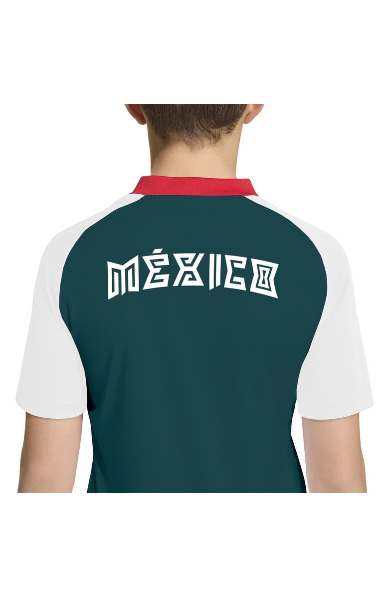 adidas Youth adidas White Mexico National Team 2026 Pre-Match Top, Alternate, color, White