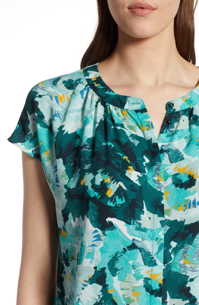 Halogen<sup>®</sup> Hidden Button Blouse, Alternate, color,