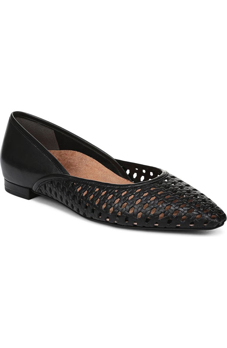 Vionic Gracia Flat, Main, color, Black Woven