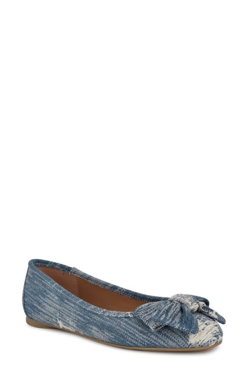 Nine West Women's Veronika Slip-on Casual Ballet Flats In Dark Blue