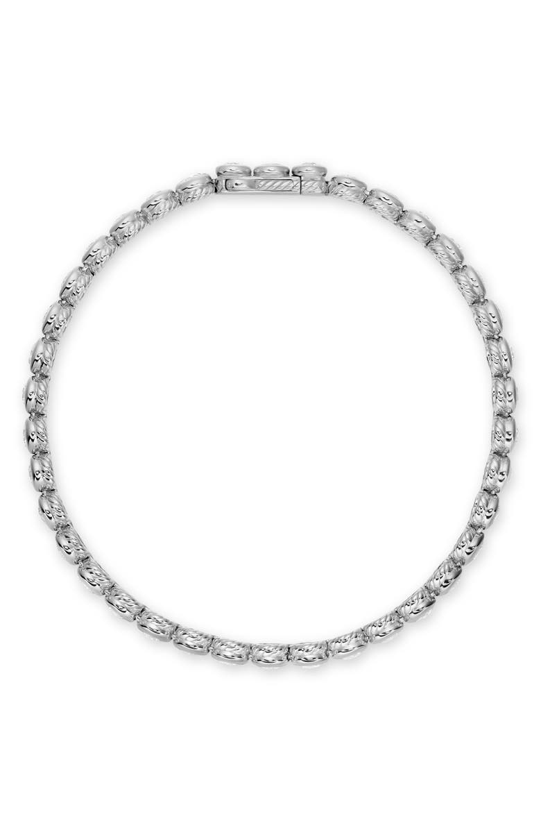 David Yurman Bezel Set Diamond Tennis Bracelet, 4.7mm, Alternate, color, Metallic Gold