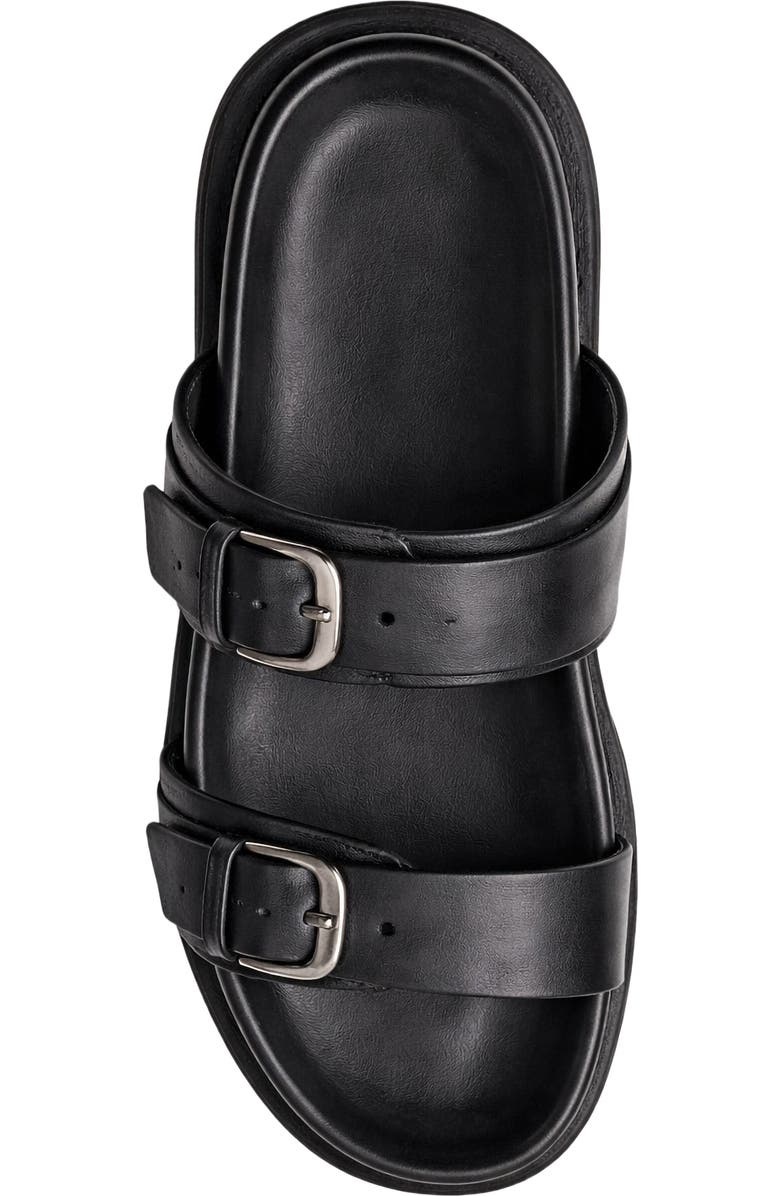 AquaDiva Double Strap Slide Sandal, Alternate, color, Black