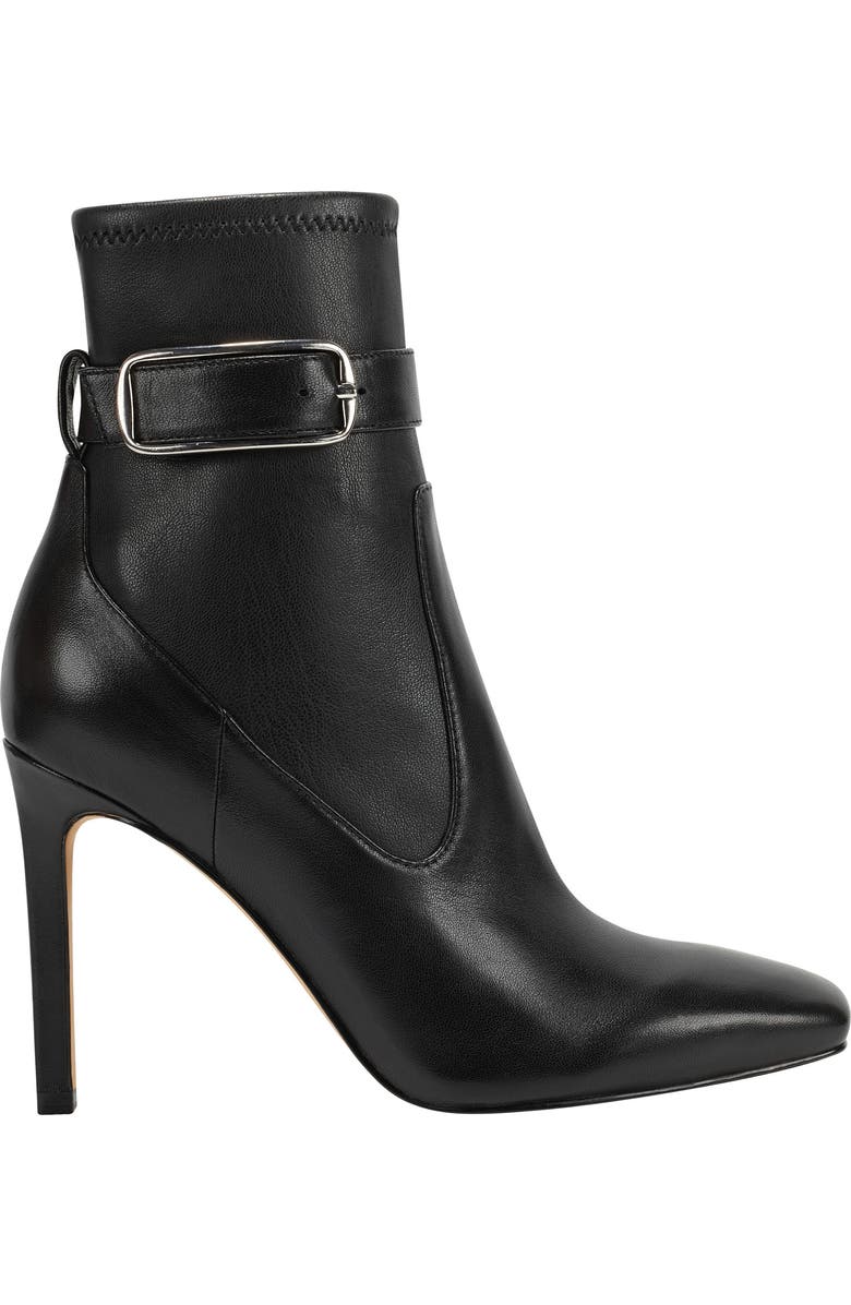 Marc Fisher LTD Cyndi Buckle Square Toe Bootie, Alternate, color,