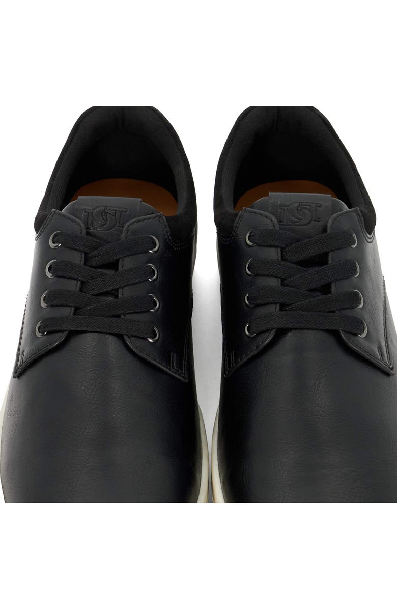Dune London Tamsen Plain Toe Derby, Alternate, color, Black