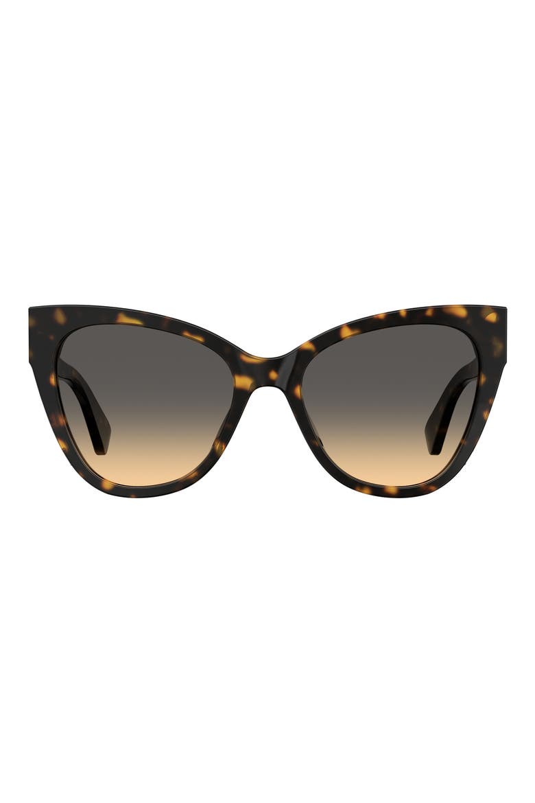 54mm Cat Eye Sunglasses, Main, color, HAVANA