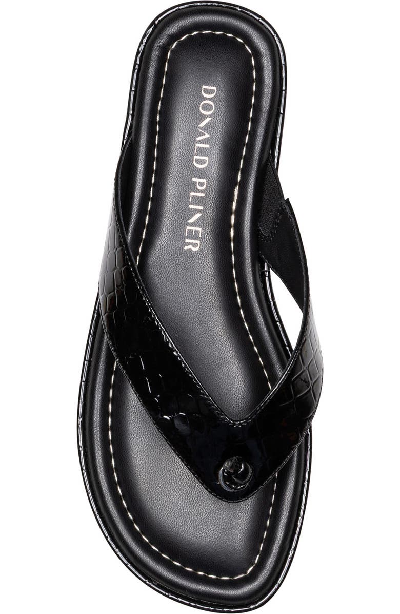 Donald Pliner Thong Sandal, Alternate, color, Black