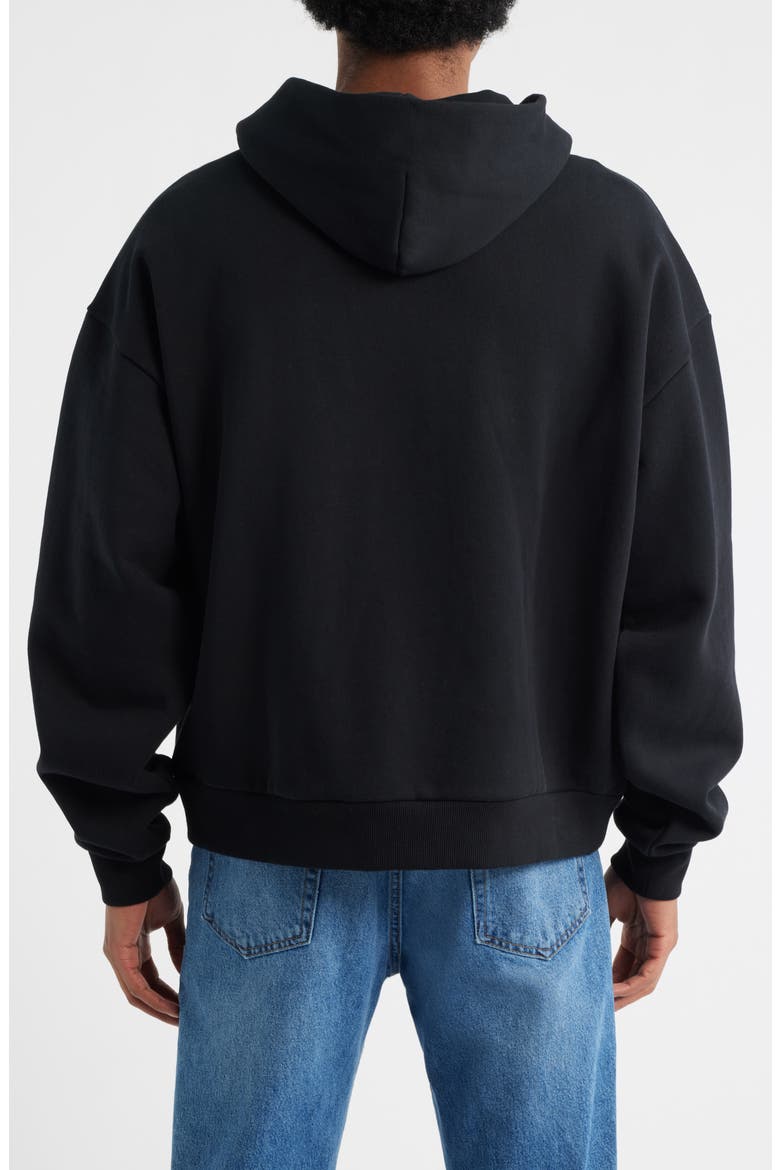 Work of Arc Cotton Graphic Hoodie, Alternate, color, BLACK