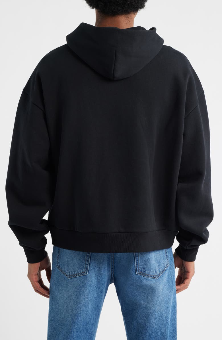 MARKET Work of Arc Cotton Graphic Hoodie, Alternate, color, Black