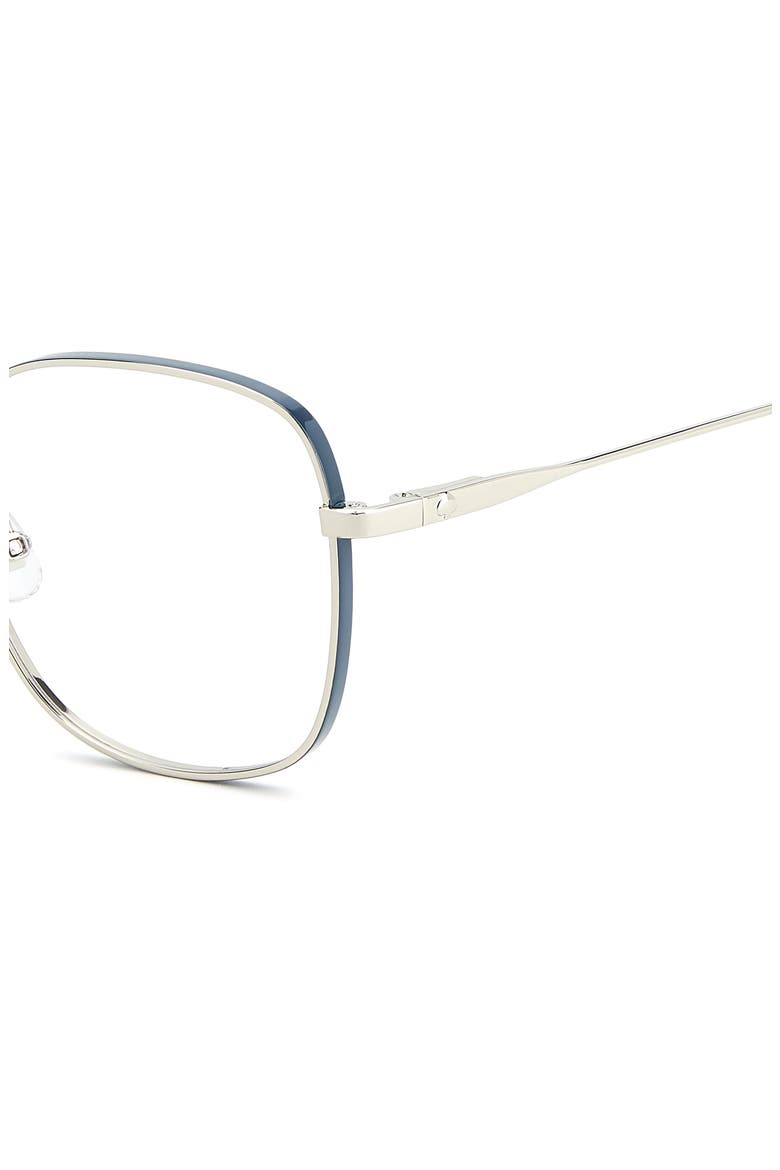 josee 53mm square reading glasses, Alternate, color, BLUE
