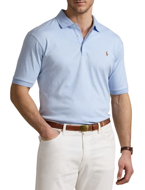 Polo Ralph Lauren Men's Big & Tall Classic Fit Soft Cotton Polo In Blue