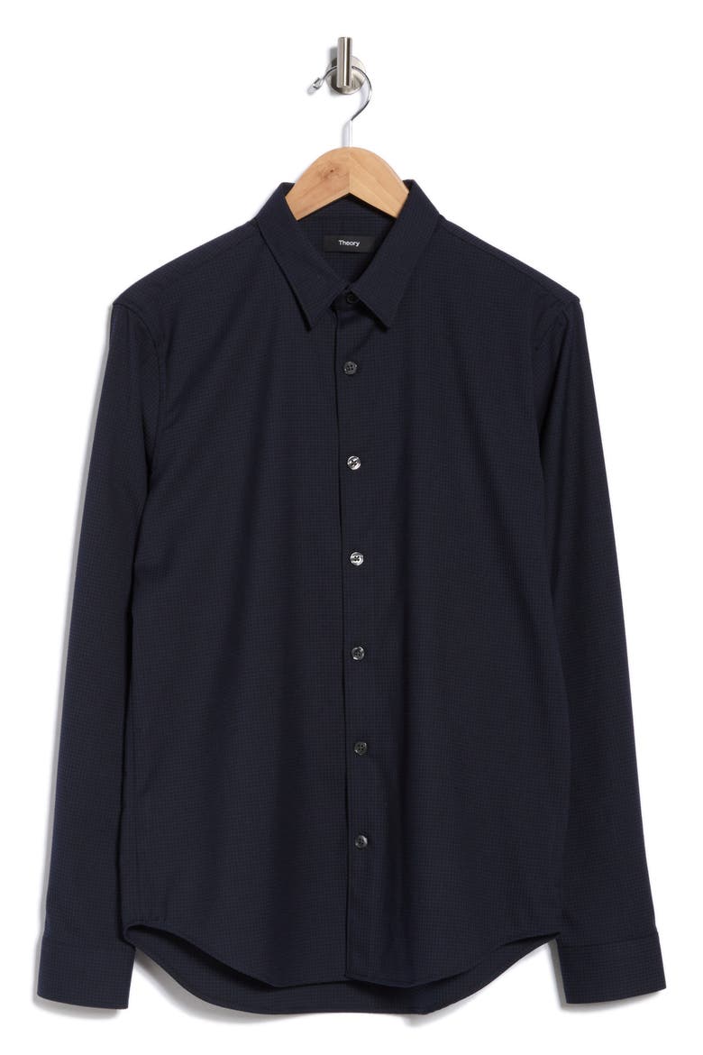 Rammy Button-Up Shirt, Alternate, color, BLUE MULTI