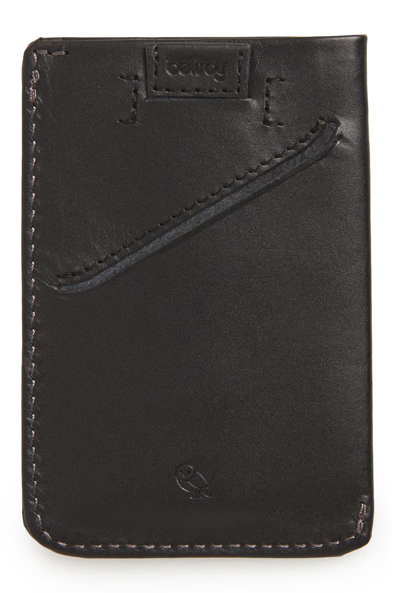 Card Sleeve Wallet, Alternate, color, OBSIDIAN