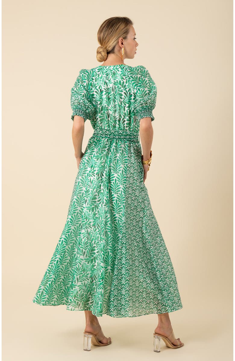 Hale Bob Estella Organza Maxi Dress, Alternate, color,