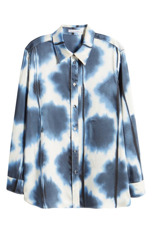 BRAVE + TRUE BRAVE+TRUE HUNTER ABSTRACT PRINT BUTTON-UP SHIRT