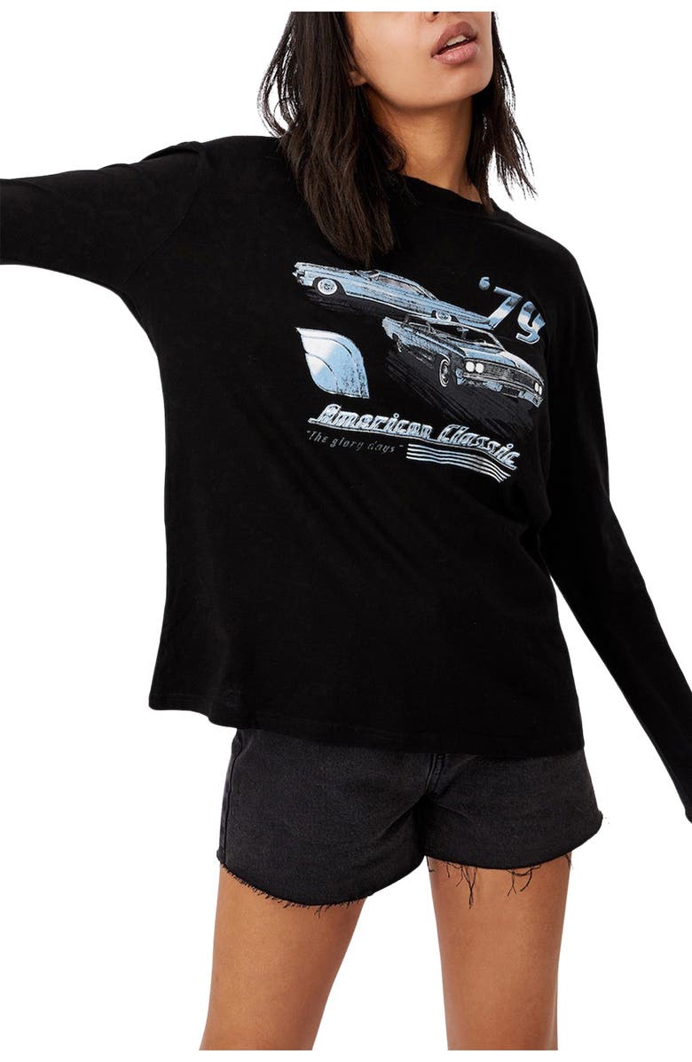 Cotton On Martha Graphic Boyfriend Long Sleeve T-Shirt, Main, color,