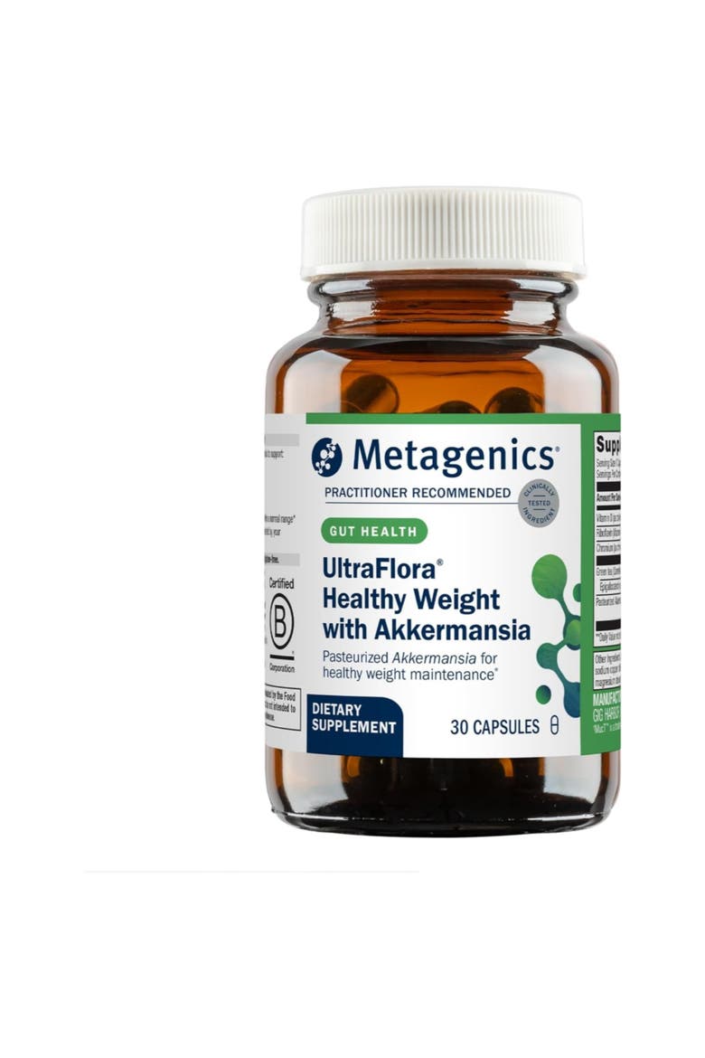 UltraFlora Healthy Weight Probiotic Supplement Capsules 30 Capsules, Main, color, None