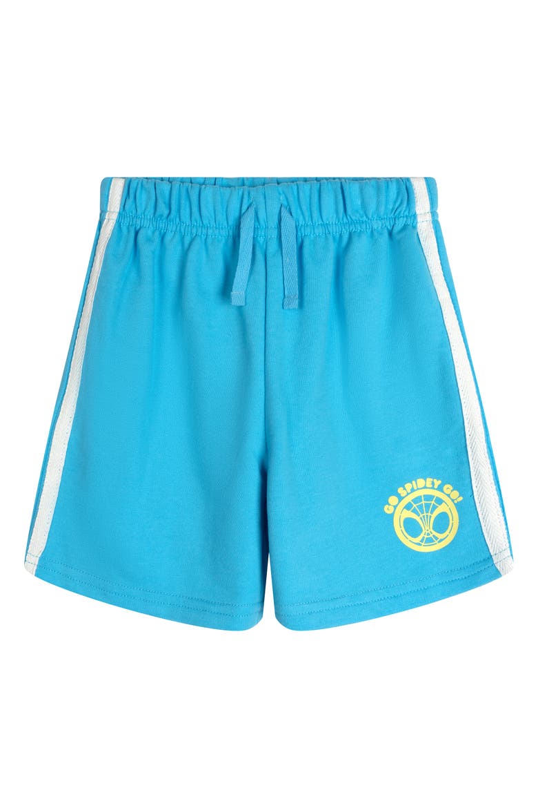 Spidey and His Amazing Friends 2-Piece T-Shirt and Shorts Set, Alternate, color, Spidey Ivory Blue