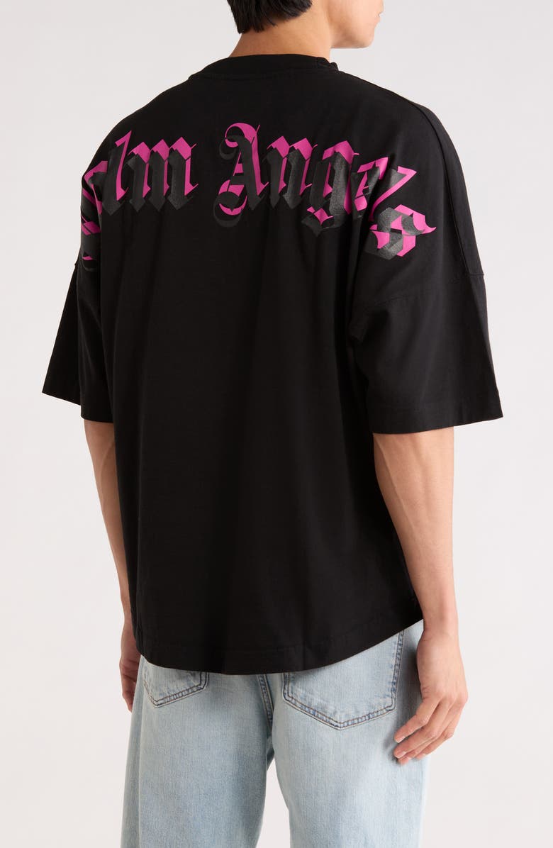 Palm Angels Crewneck Short Sleeve T-Shirt, Alternate, color, 