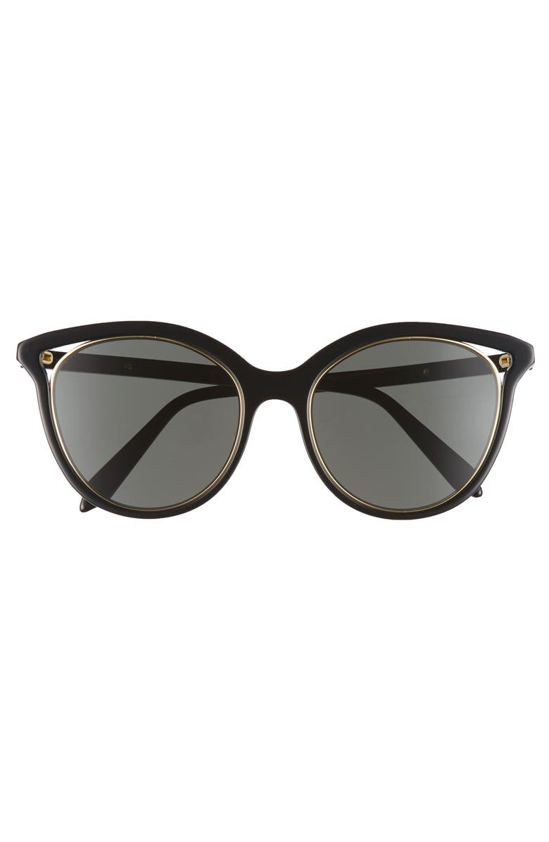 Victoria Beckham Cutaway Kitten 54mm Cat Eye Sunglasses, Alternate, color, 