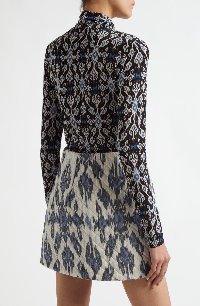 Ulla Johnson Aurelia Turtleneck, Alternate, color, Obsidian