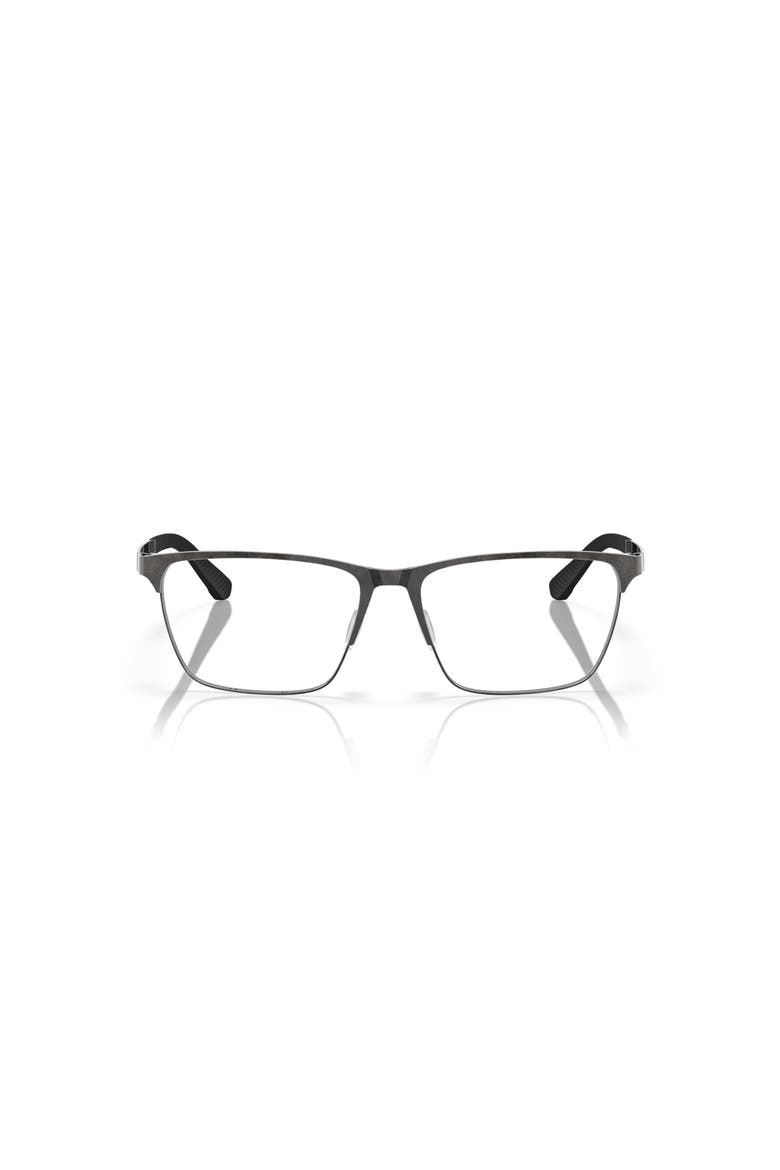 54mm Square optical glasses, Alternate, color, Black