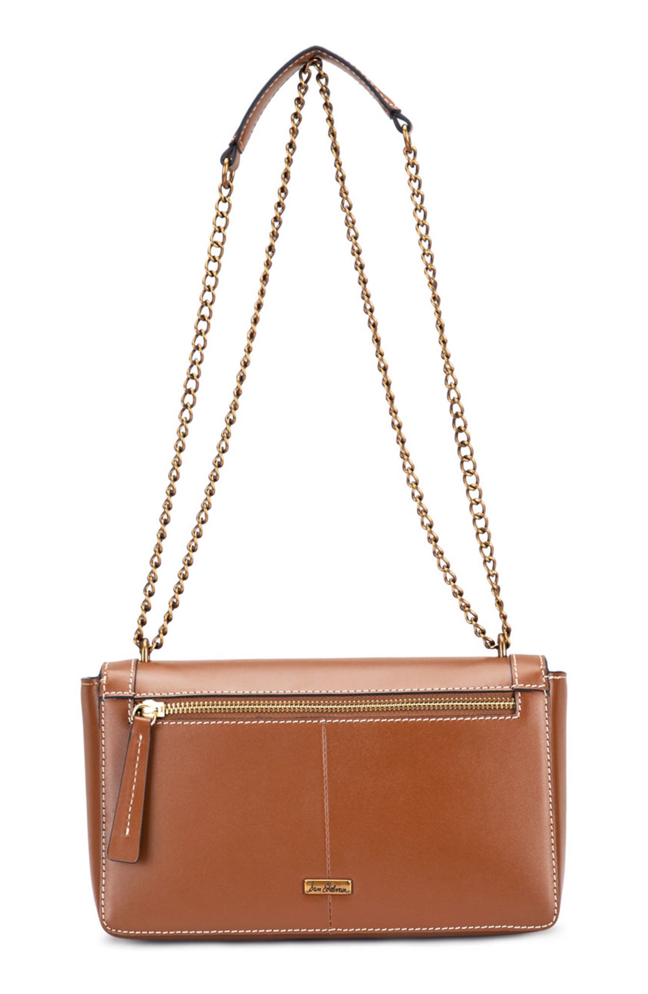 Sophia Leather Crossbody Bag, Alternate, color, LUGGAGE