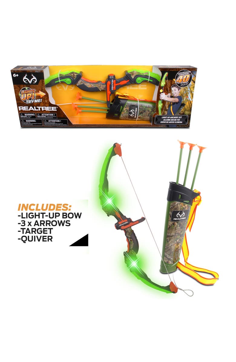 REALTREE Lightup Archery Set W/ Quiver 24.5", Alternate, color, 