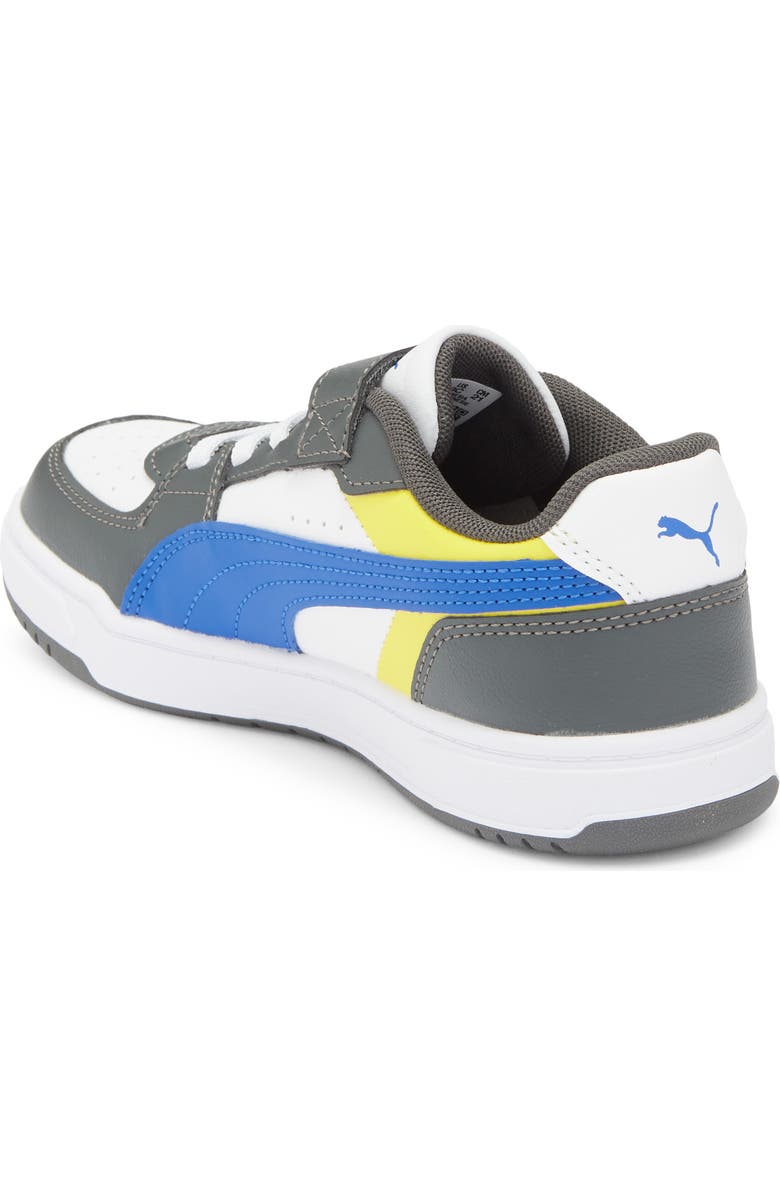 PUMA Kids' Caven III Block AC Sneaker, Alternate, color, Shadow Gray/ Royal/ White